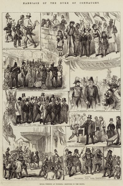 Matrimonio del Duca di Connaught da Harry Furniss